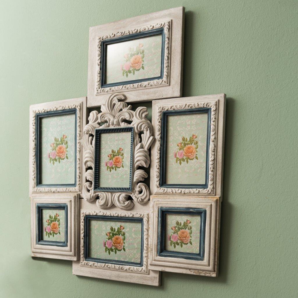 Bilderrahmen Jara - beige - Antik-Design - 51,5x57 cm