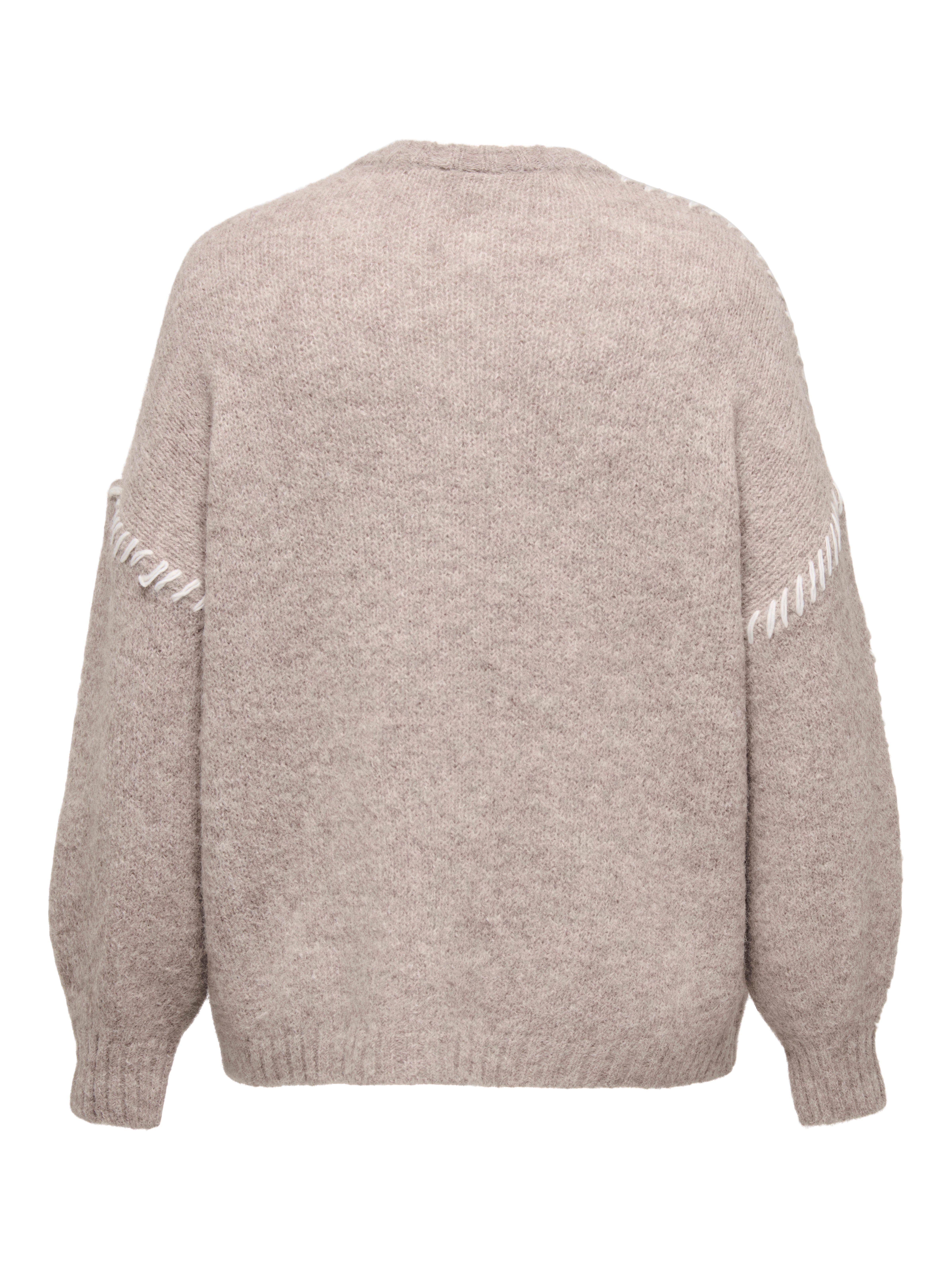 CARZOLINA Strickpullover Chateau Gray