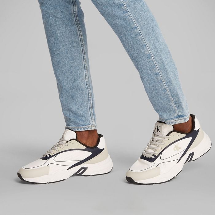 Calvin Klein Retro Tennis Low Knit Sneakers Heren