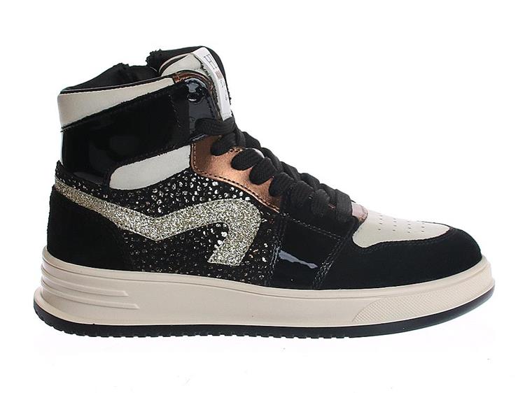 HIP Shoe Style h1012 Zwart Combi