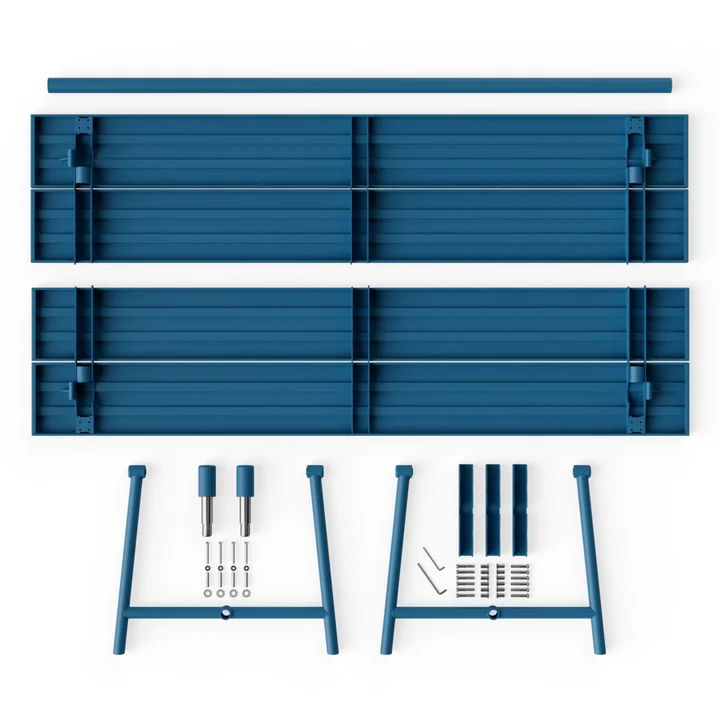 Fatboy - Fred's Outdoor Tisch 220 x 100 cm, wave blue (Exklusive Edition)