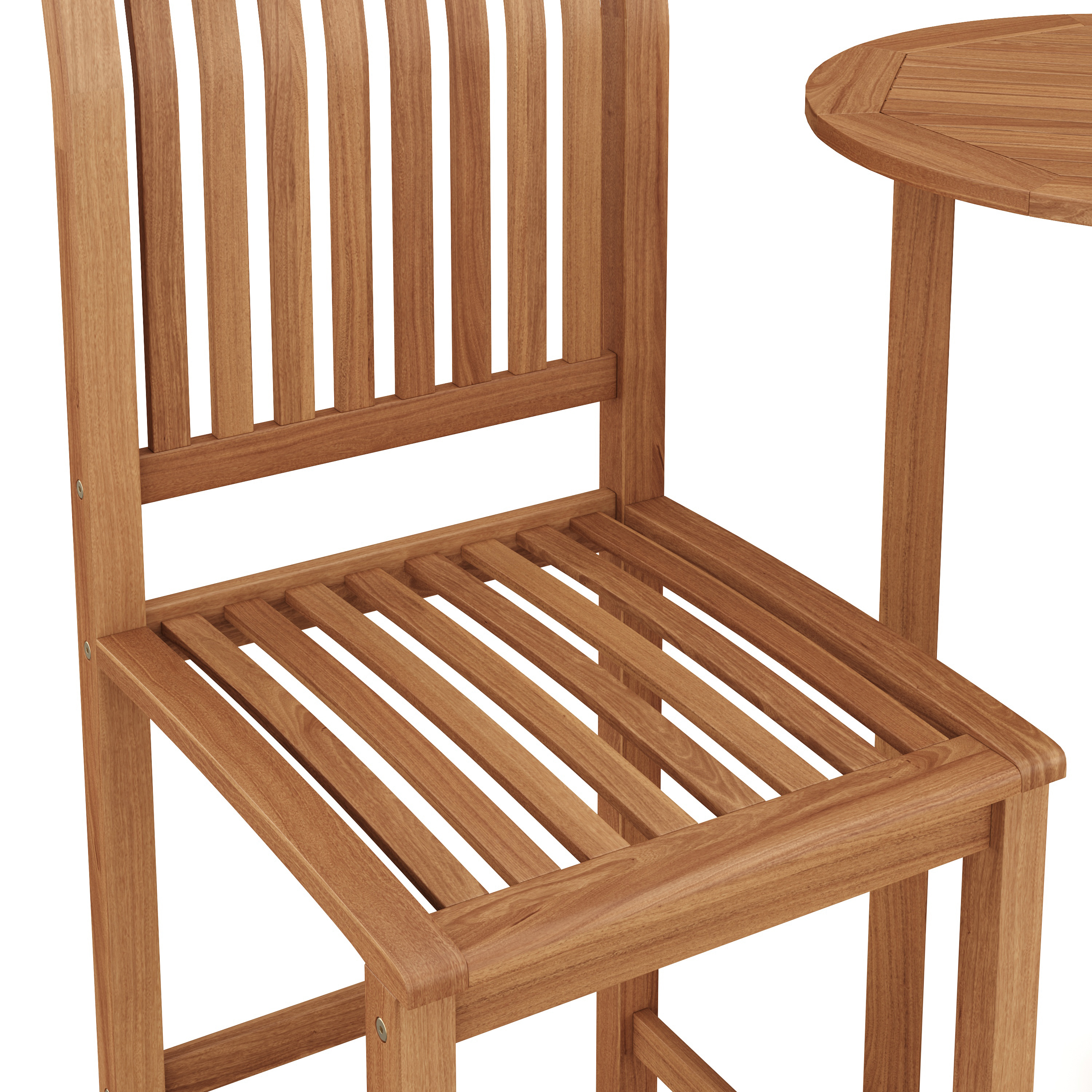 Gartenbar Set Holz PERUGIA 3-teilig