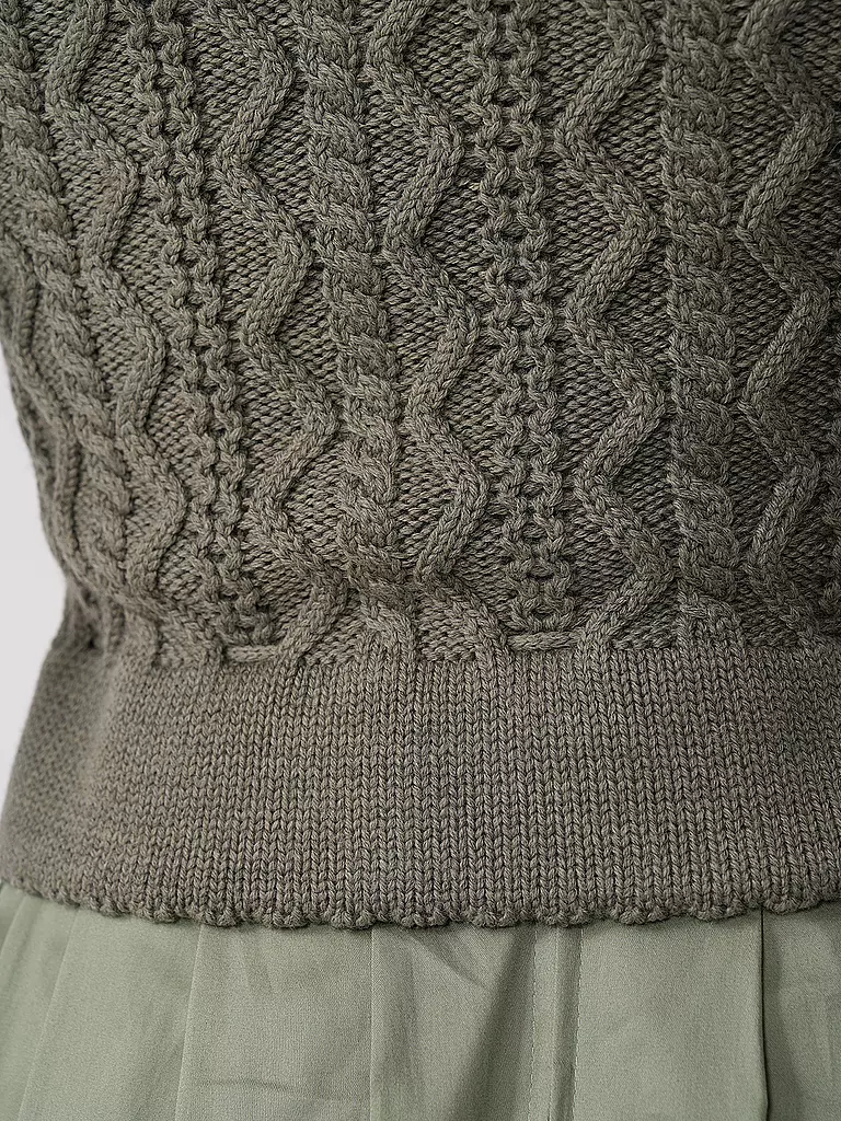 GOTTSEIDANK Trachten Strickjacke LENE  grün