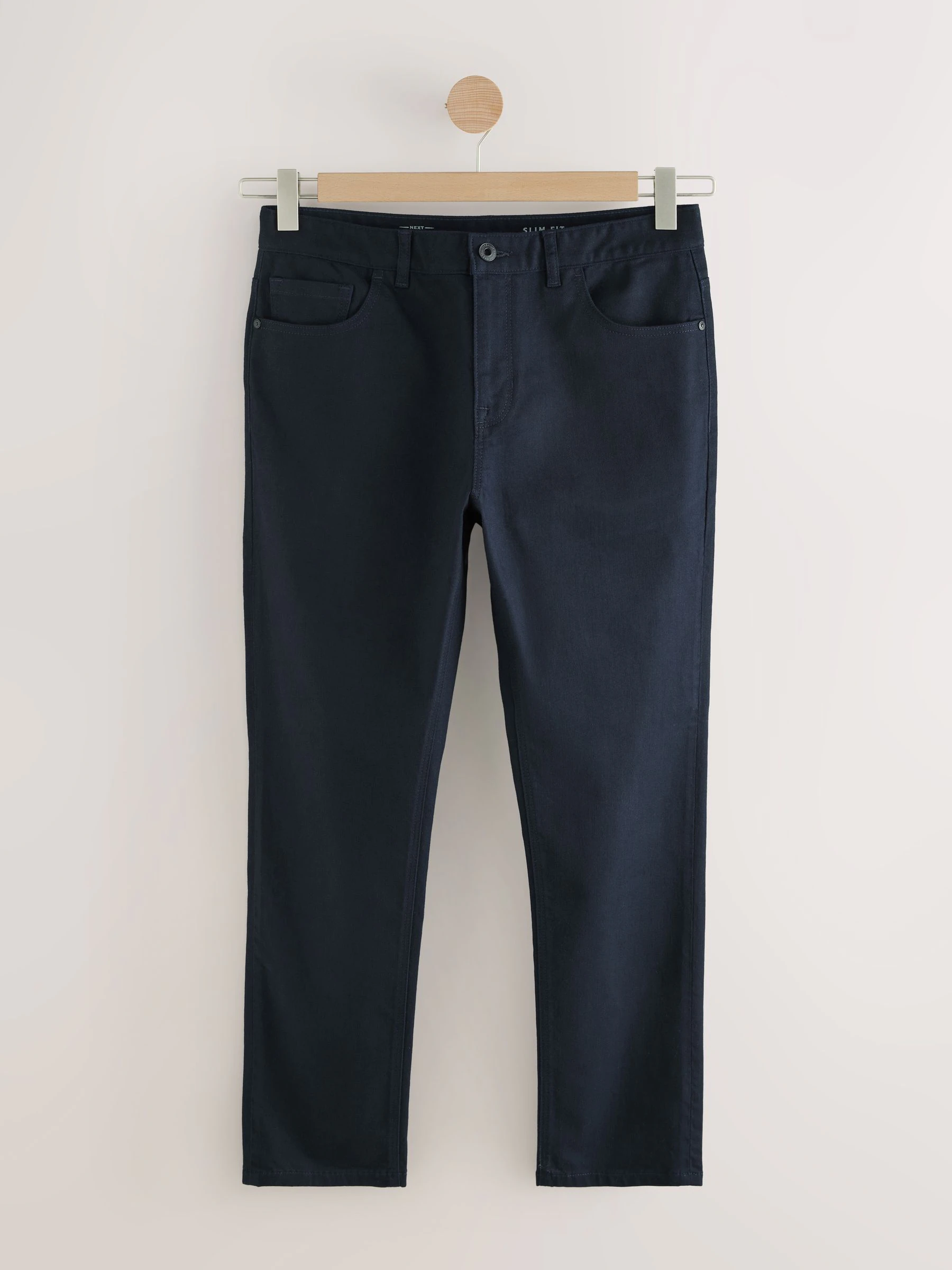 Marineblauw - Enkele - Slim fit klassieke stretchy jeans