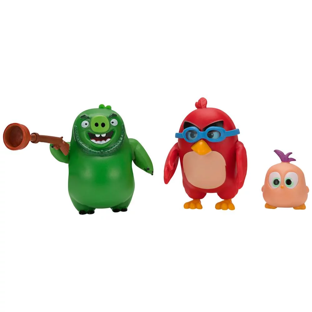 ANGRY BIRDS - 2 FIGURINES MISSION FLOCK