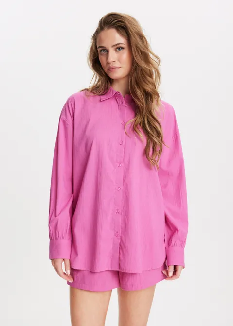Katoenen blouse roze (ROS)