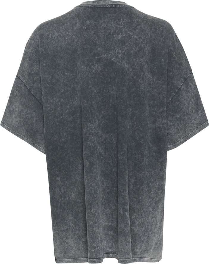 Gestuz JioGZ oversize tee Dark grey washed