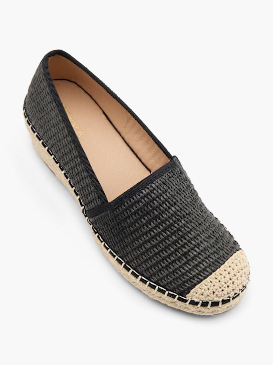 Catwalk Espadrille Schwarz
