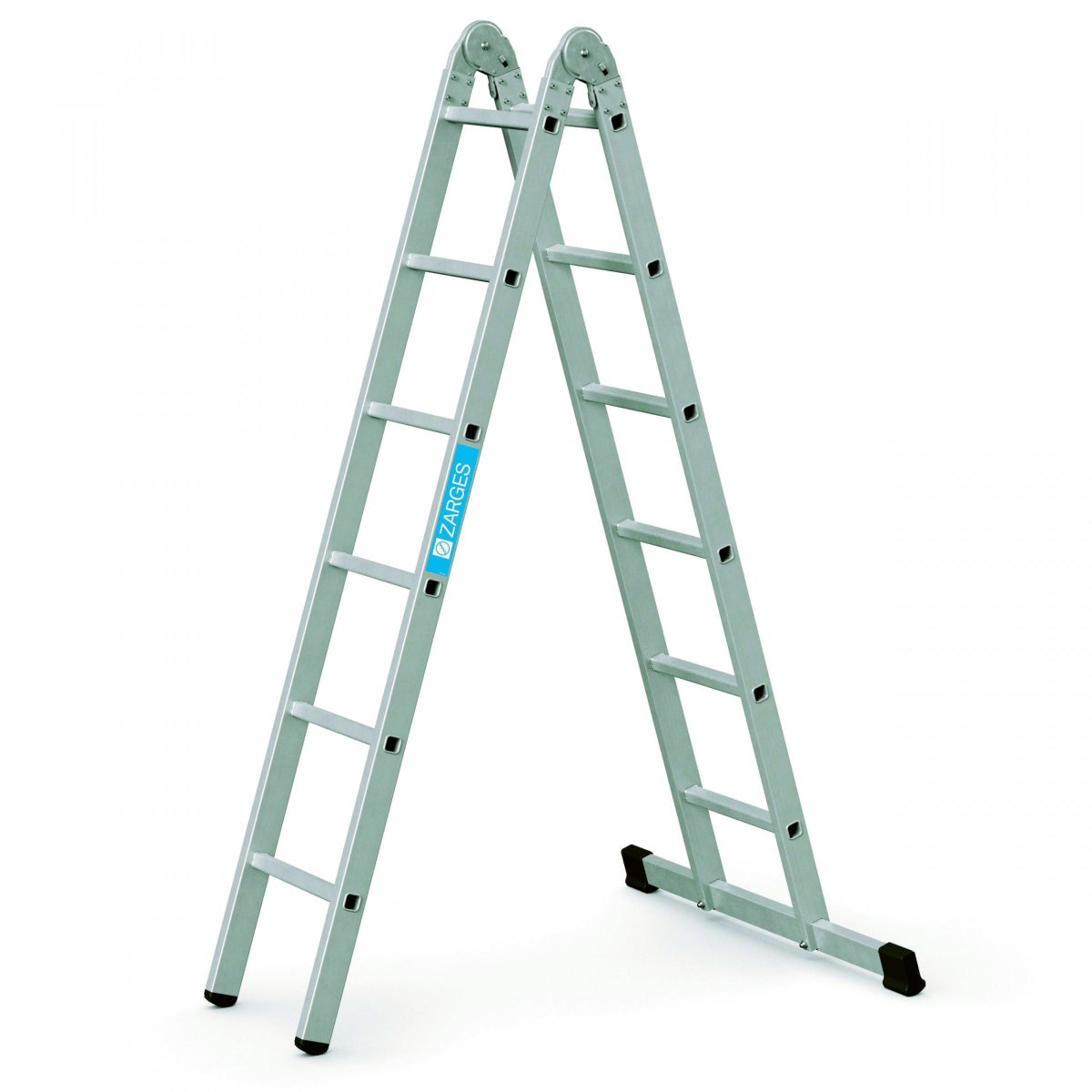 Zarges Combimaster X multifunctionele vouwladder, 2-delig, 2x6 sporten