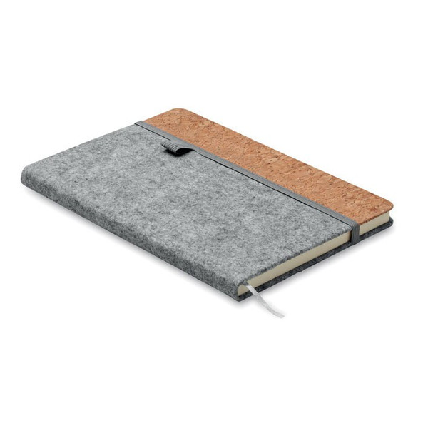 GiftRetail MO2553 - CORKBOOK Carnet A5 en liège RPET