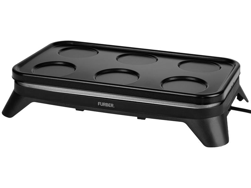 FURBER Mini-Crêpe-Maker Pancake-Maker für 6 Mini-Crêpes