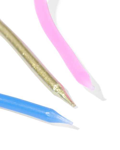 bougies de gâteau torsadées lot de 10