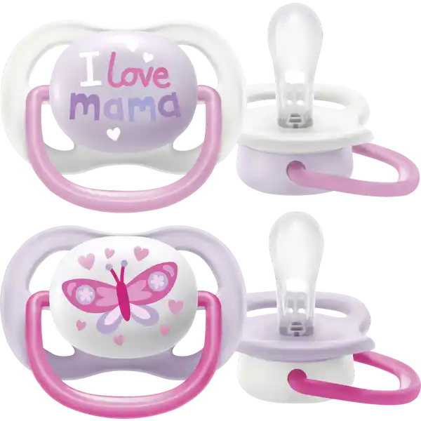 ultra air Schnuller Schmetterling & Mama 0-6 Monate