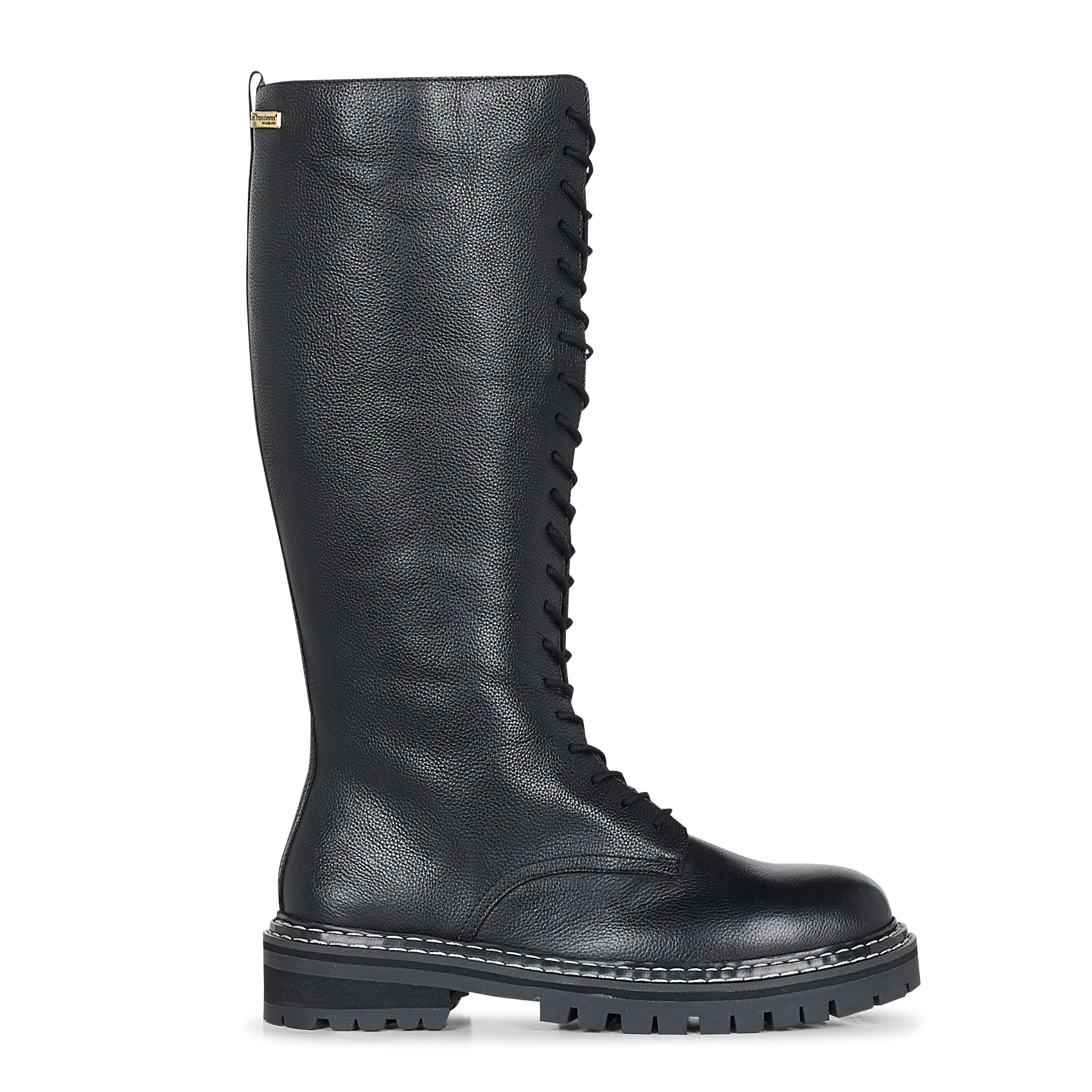 RISE - Bottes à lacets en cuir| Noir