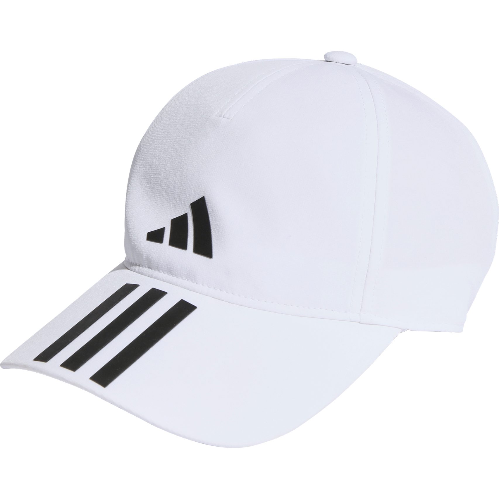 adidas 3-Streifen Aeroready Running Training Baseball Kappe weiß