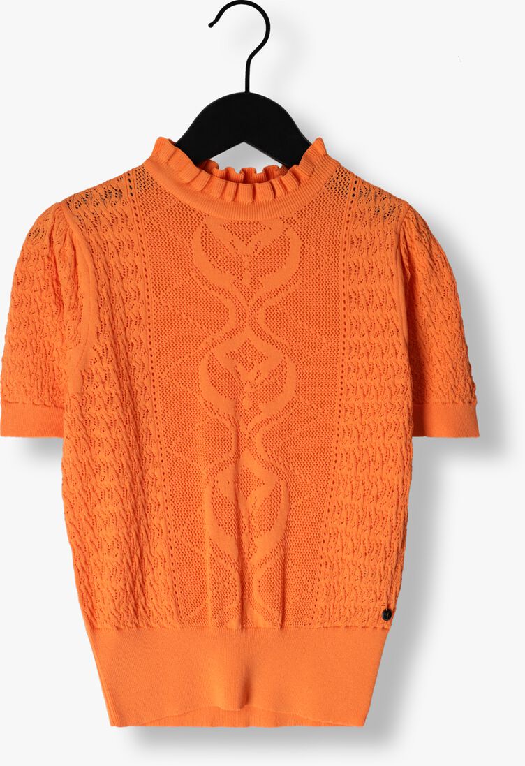 FRANKIE & LIBERTY oranje frankie & liberty t-shirt hope knit