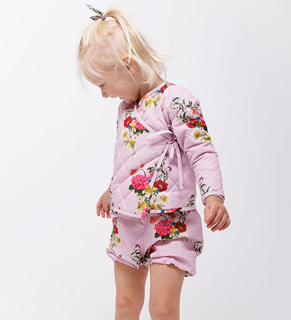Christina Rohde Shorts - Rosa m. Blumen