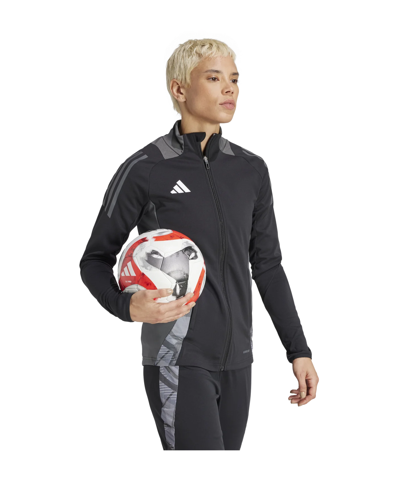 adidas Tiro 24 Competition Trainingsjacke Damen Schwarz