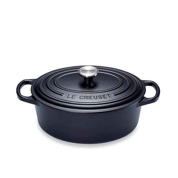 Cocotte fonte ovale 29 cm noir Le Creuset
