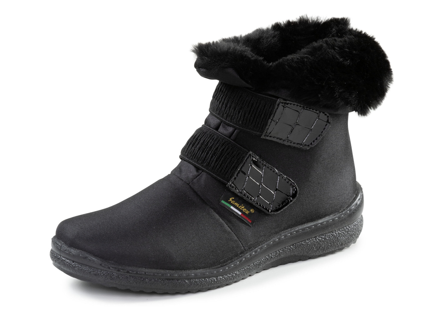 ELENA EDEN Stiefelette aus weichem Textilmaterial