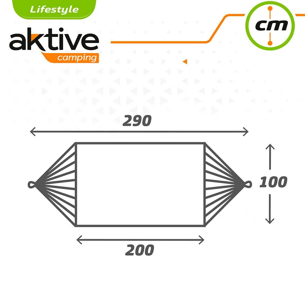 Aktive Garten-Hängematte aus Baumwolle