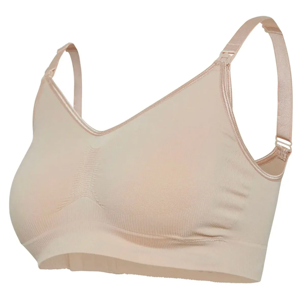 Carriwell Soutien-Gorge d'Allaitement Sans Coutures + Compresses d'Allaitement - Paquet de 6 - Blanc OU Beige OU Noir