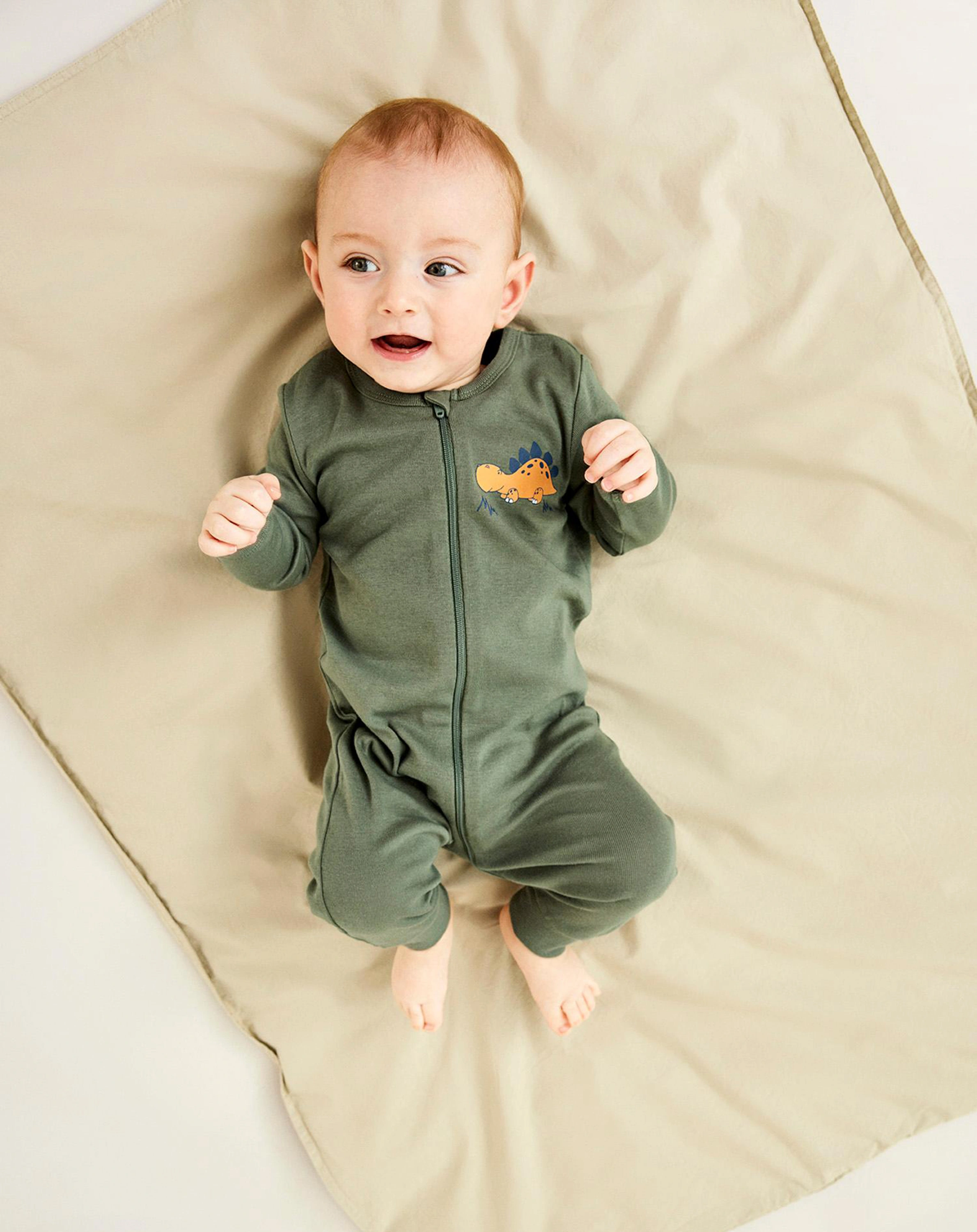 Schlafstrampler NBMNIGHTSUIT DINO 2er-Pack in laurel wreath