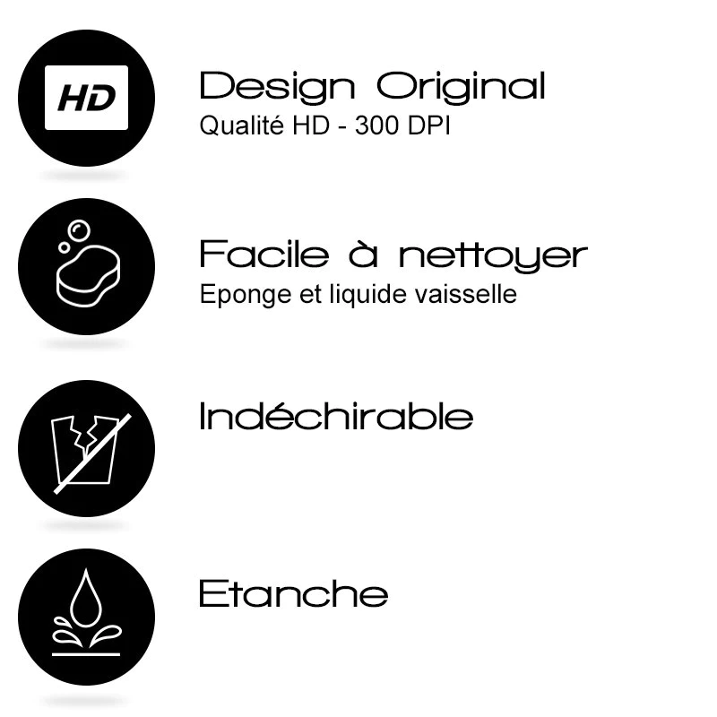 Lot de 4 sets de table L 40xl 30cm - CIMENT STYLE GRIS 99deco