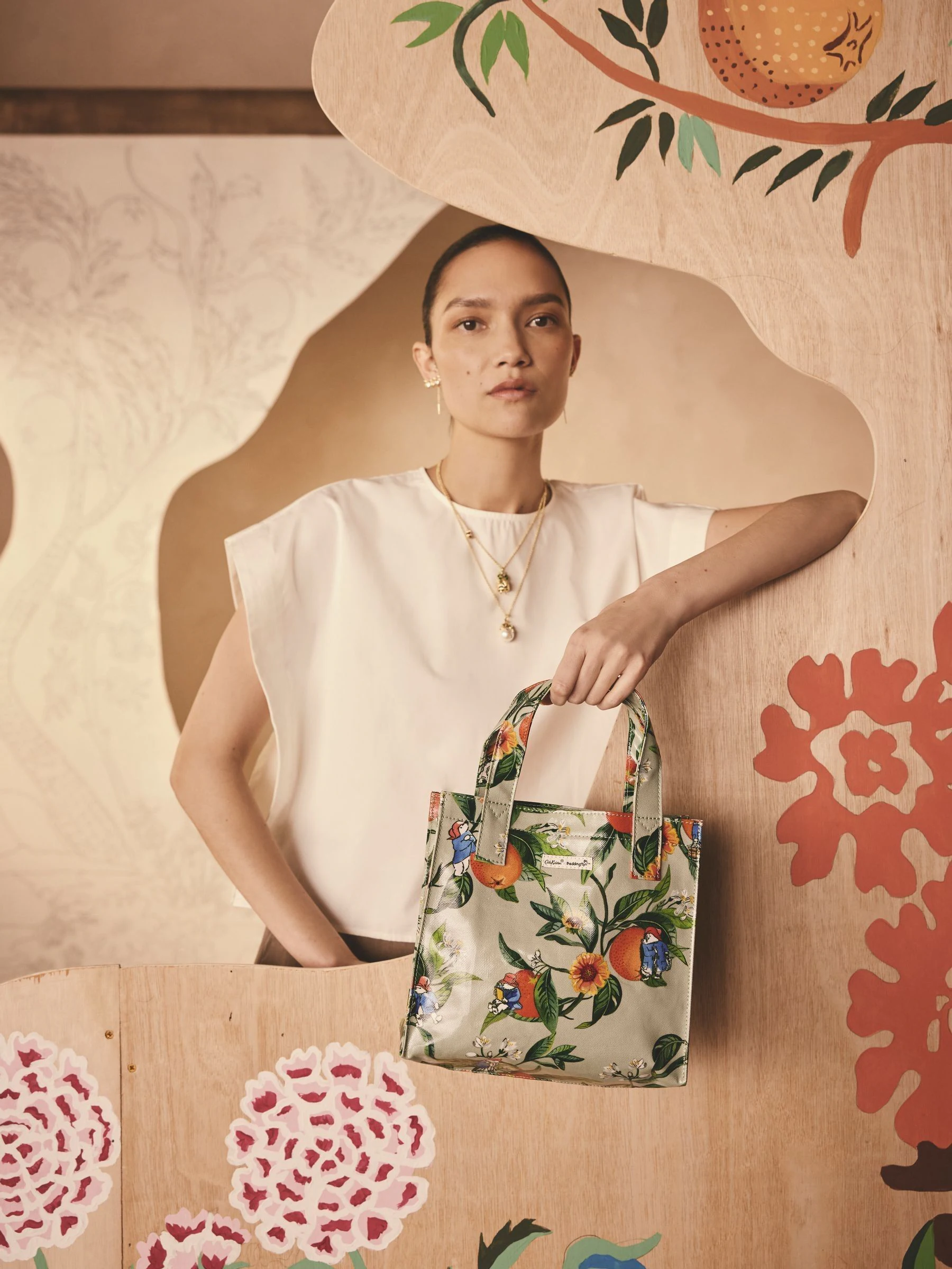Groene sinaasappels - Cath Kidston Kleine gecoate boekentas