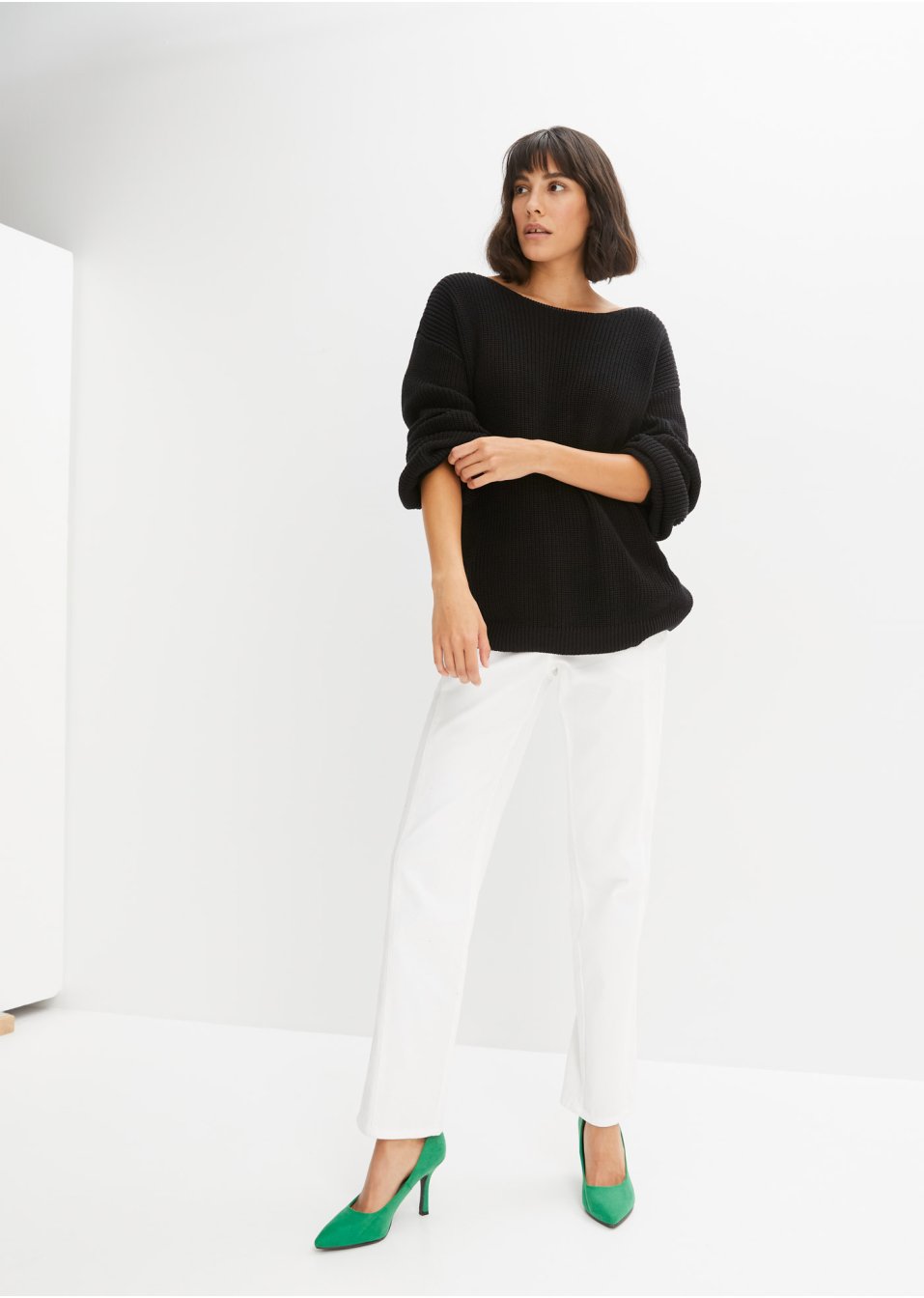Pull avec détail dentelle