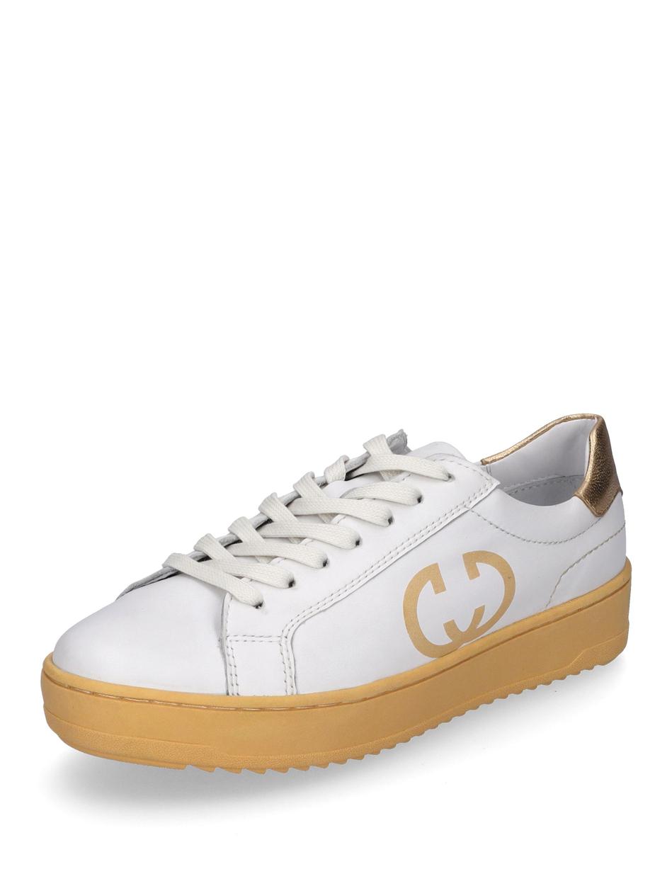 Sneaker Emilia 04, weiss-gold