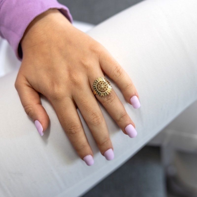 Bague Femme Ajustable Acier
