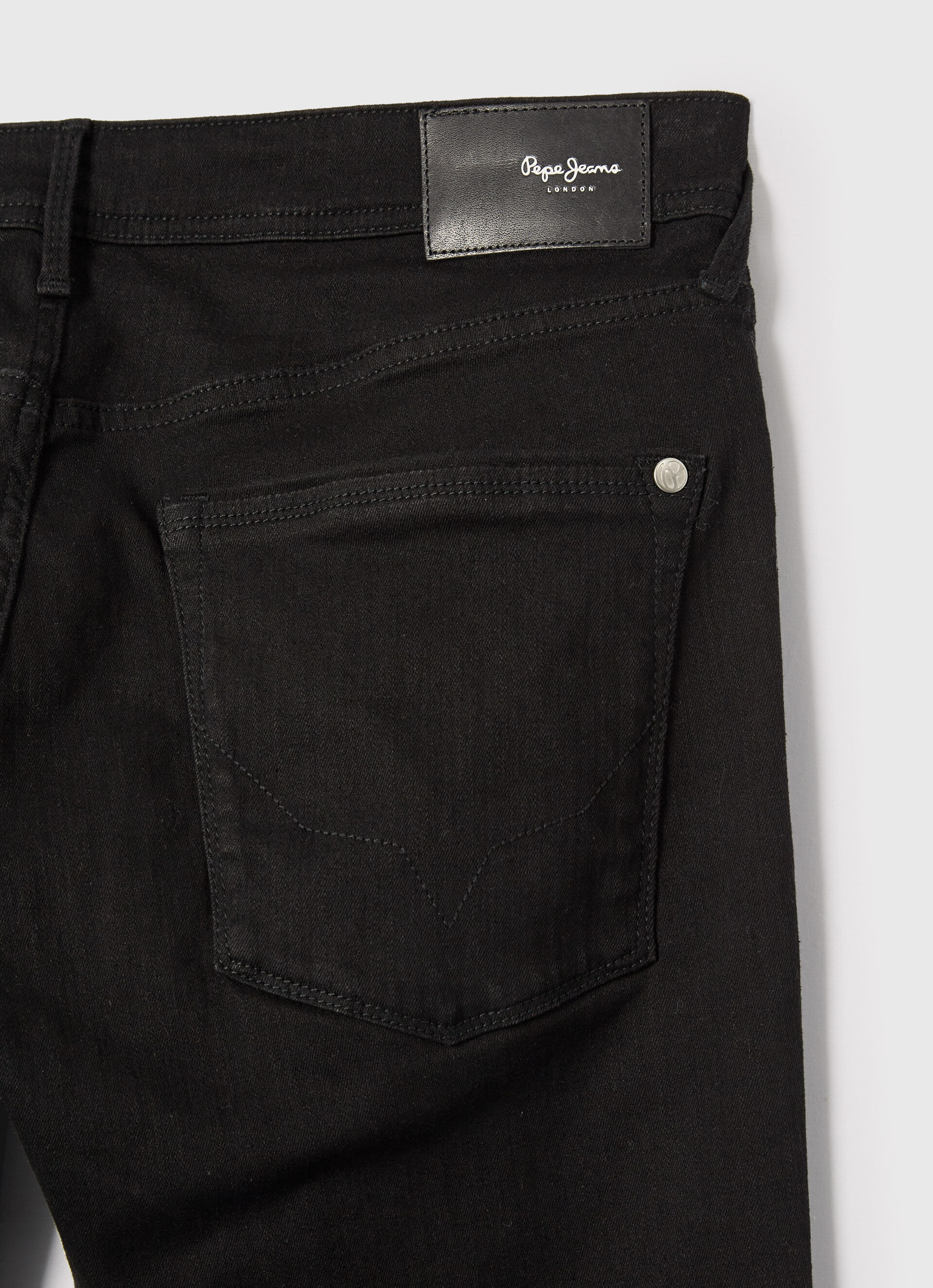 Calça jeans Stanley, corte e cintura regulares - jeans