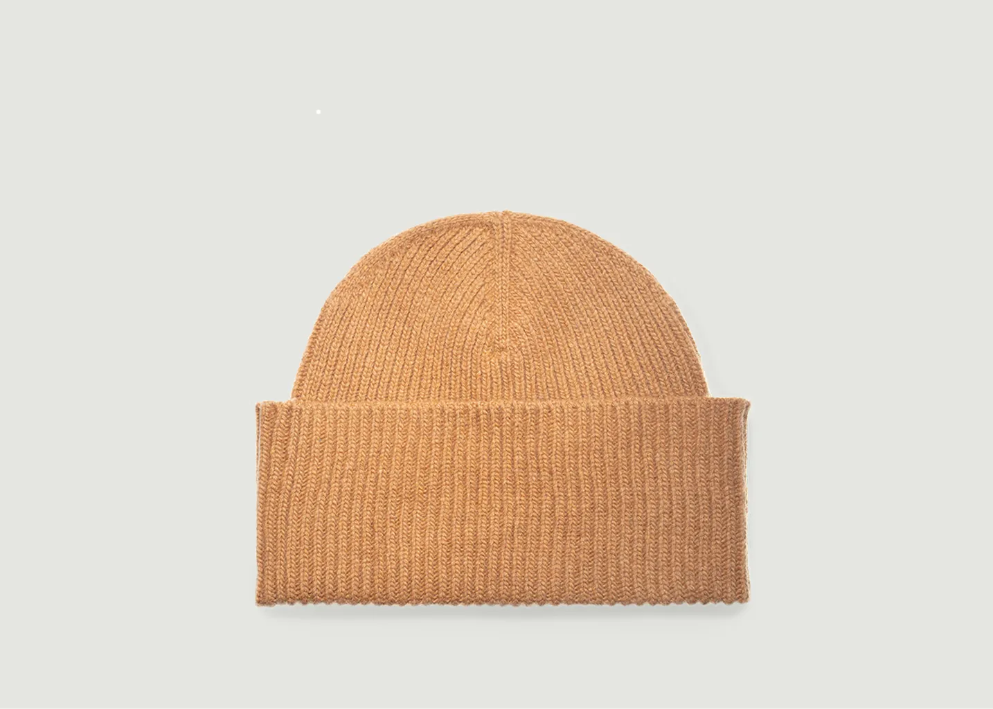 Bonnet uni en cachemire recyclé et laine recyclé Douillet