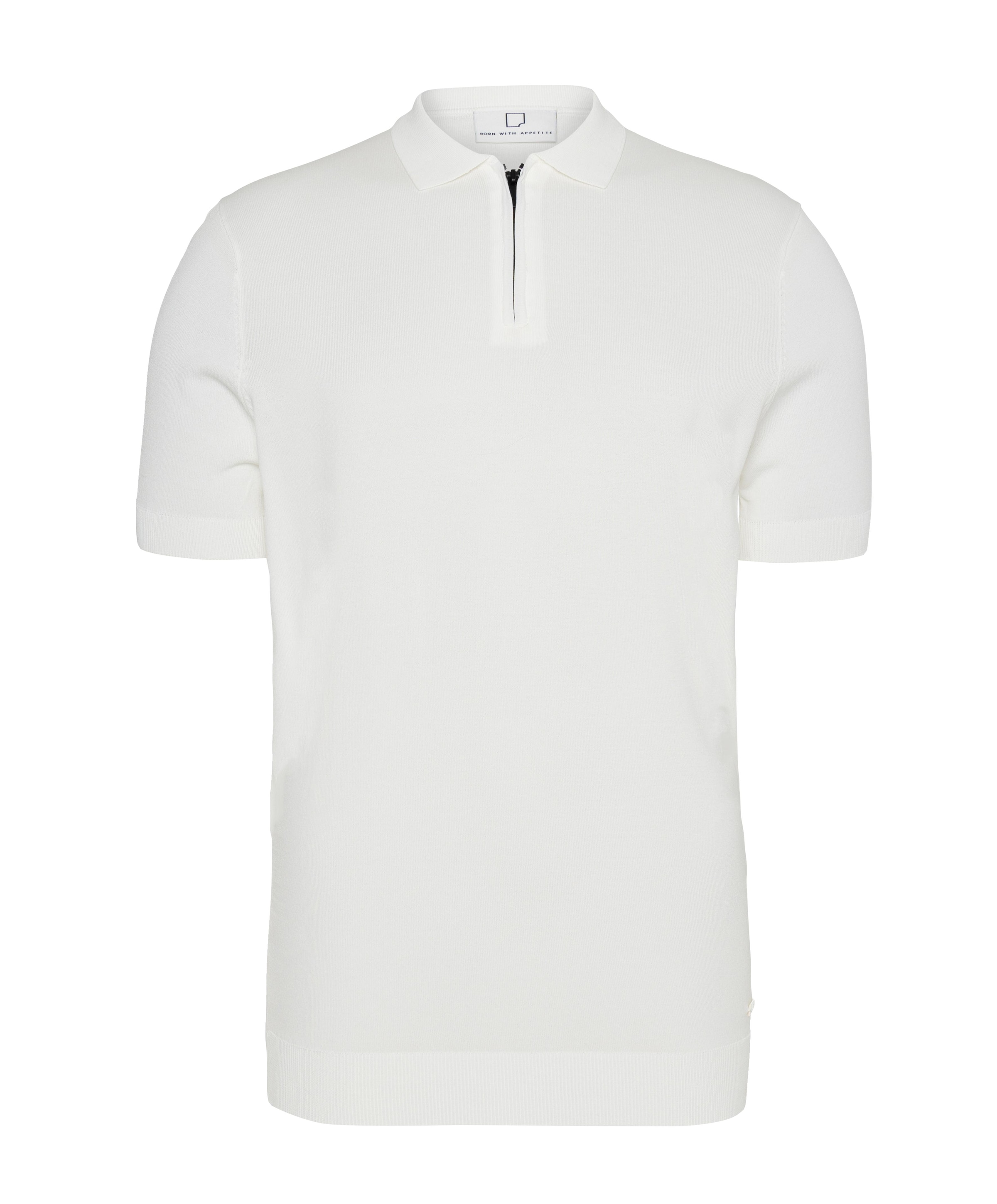 Born with appetite Heren polo ecru