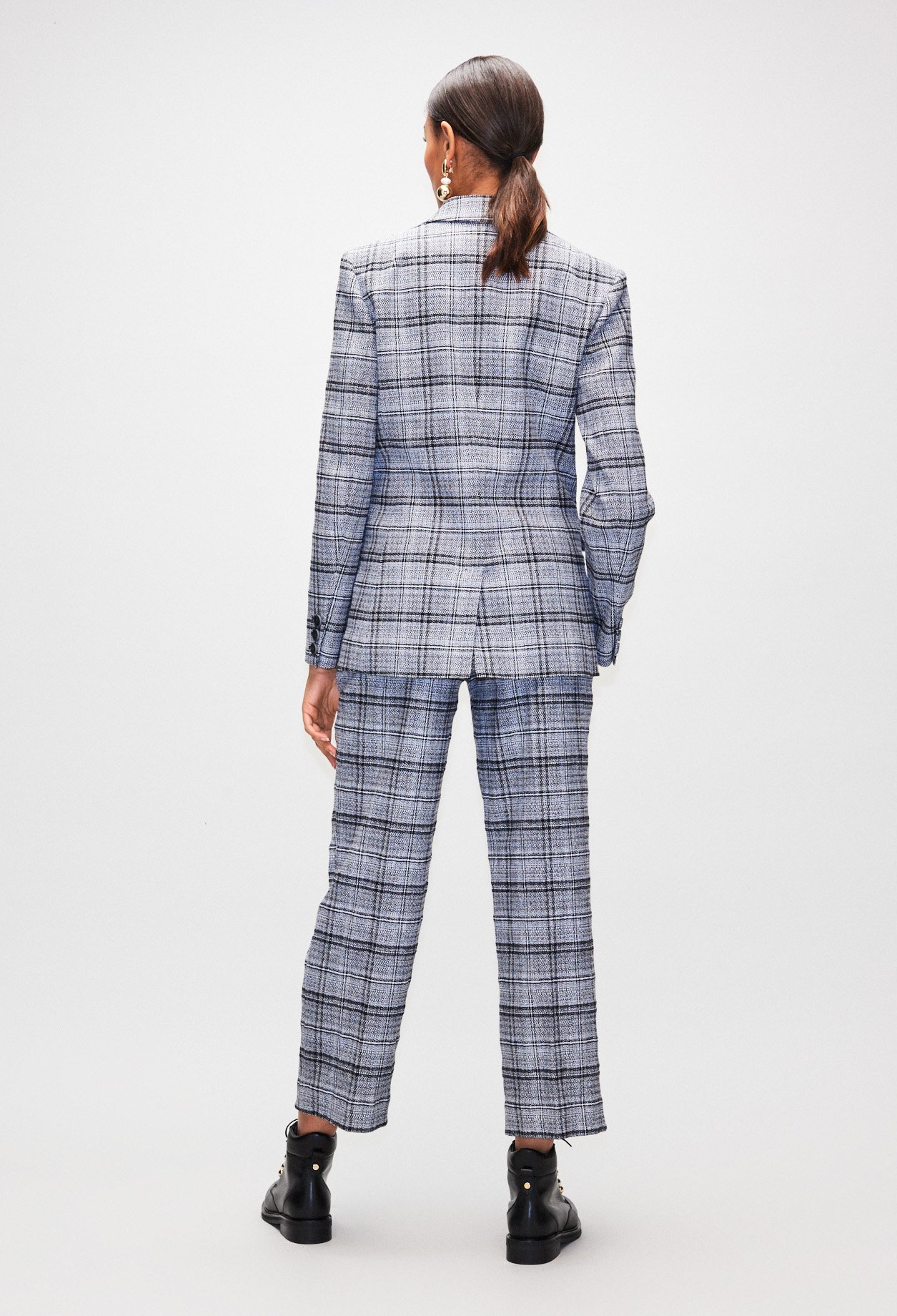 Veste &agrave; carreaux