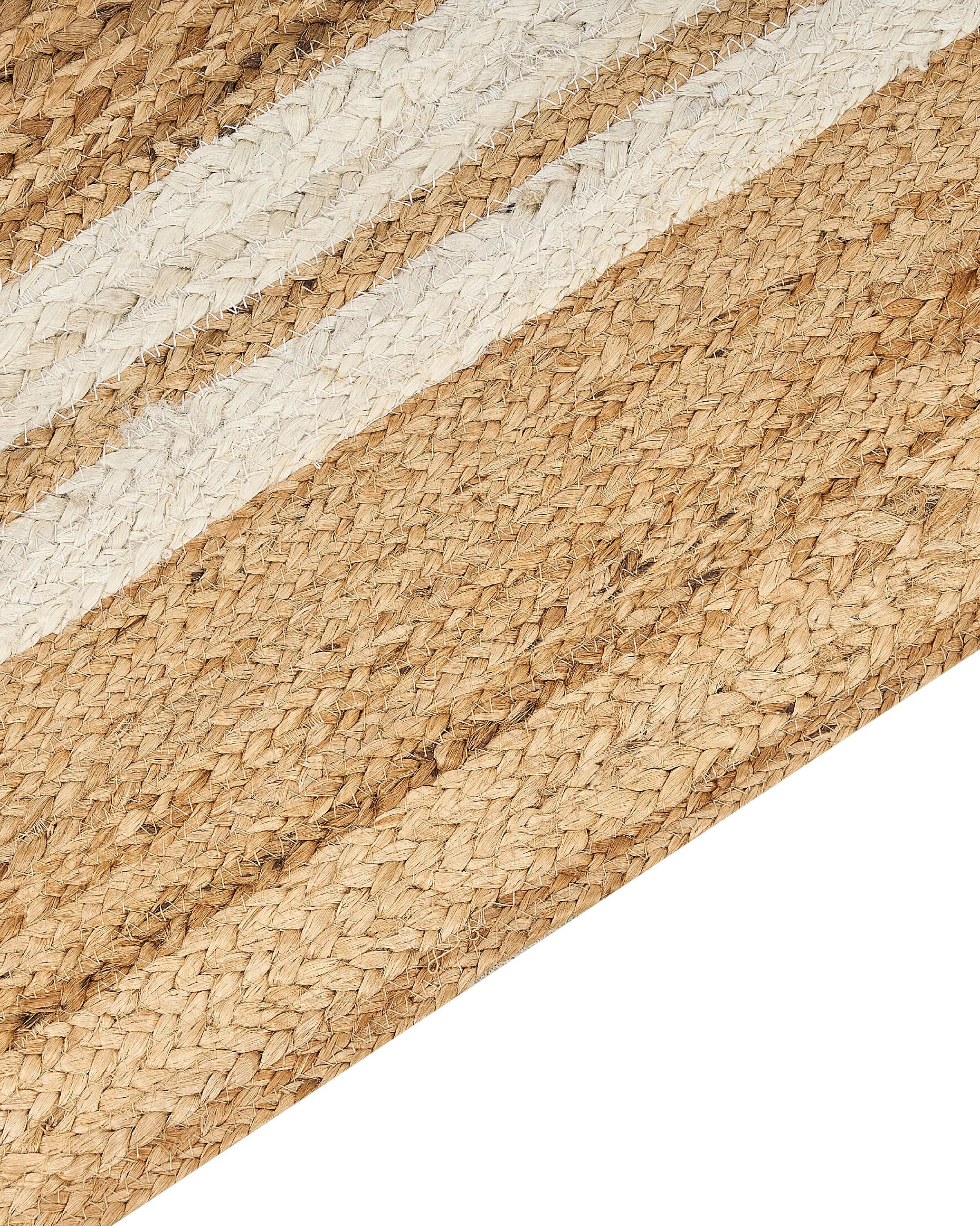Vloerkleed ELMALI Beige 200 x 300 cm Jute