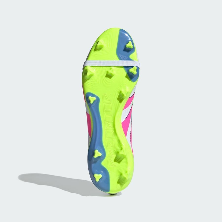 adidas Predator League Fold-over Tongue FG/AG Celestial Victory - Blanc/Lucid Pink/Lucid Lemon