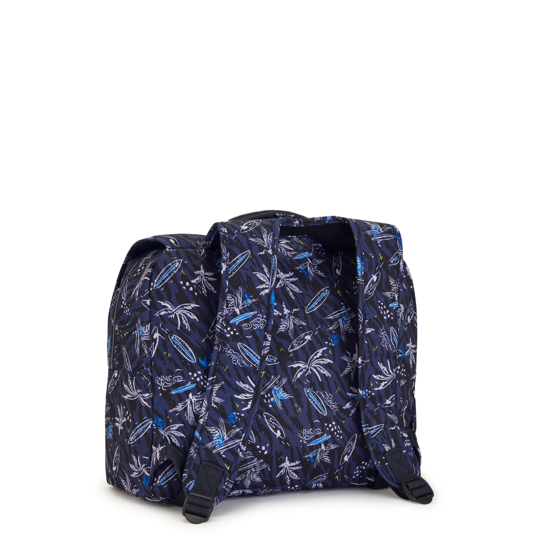 INIKO Sac D’école Medium avec Bretelles Rembourrées - Surf Sea Print