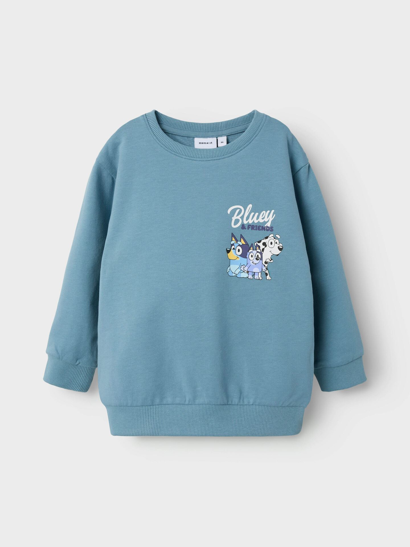 Frits Bluey Sweat Unbrushed Sky