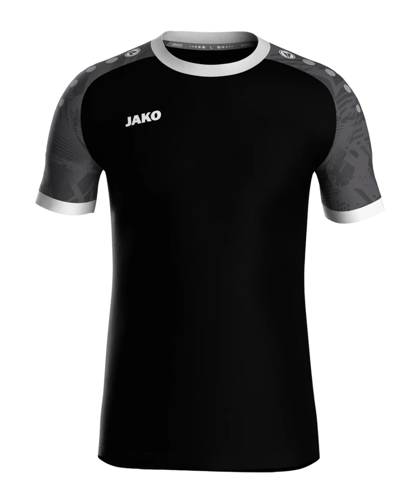 JAKO Iconic Trikot Kids Schwarz Grau F801