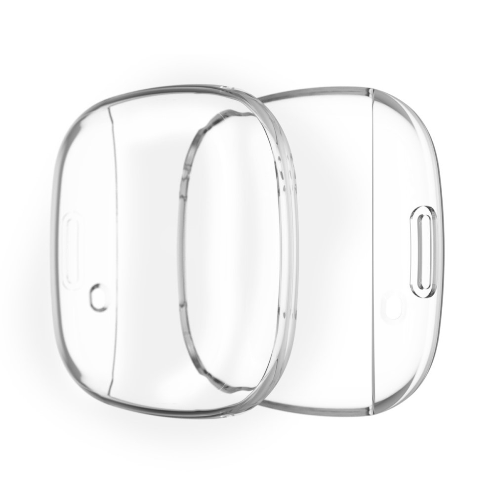 Fitbit Versa 3 / Fitbit Sense Gummi Bumper   Displayschutz - Transparent