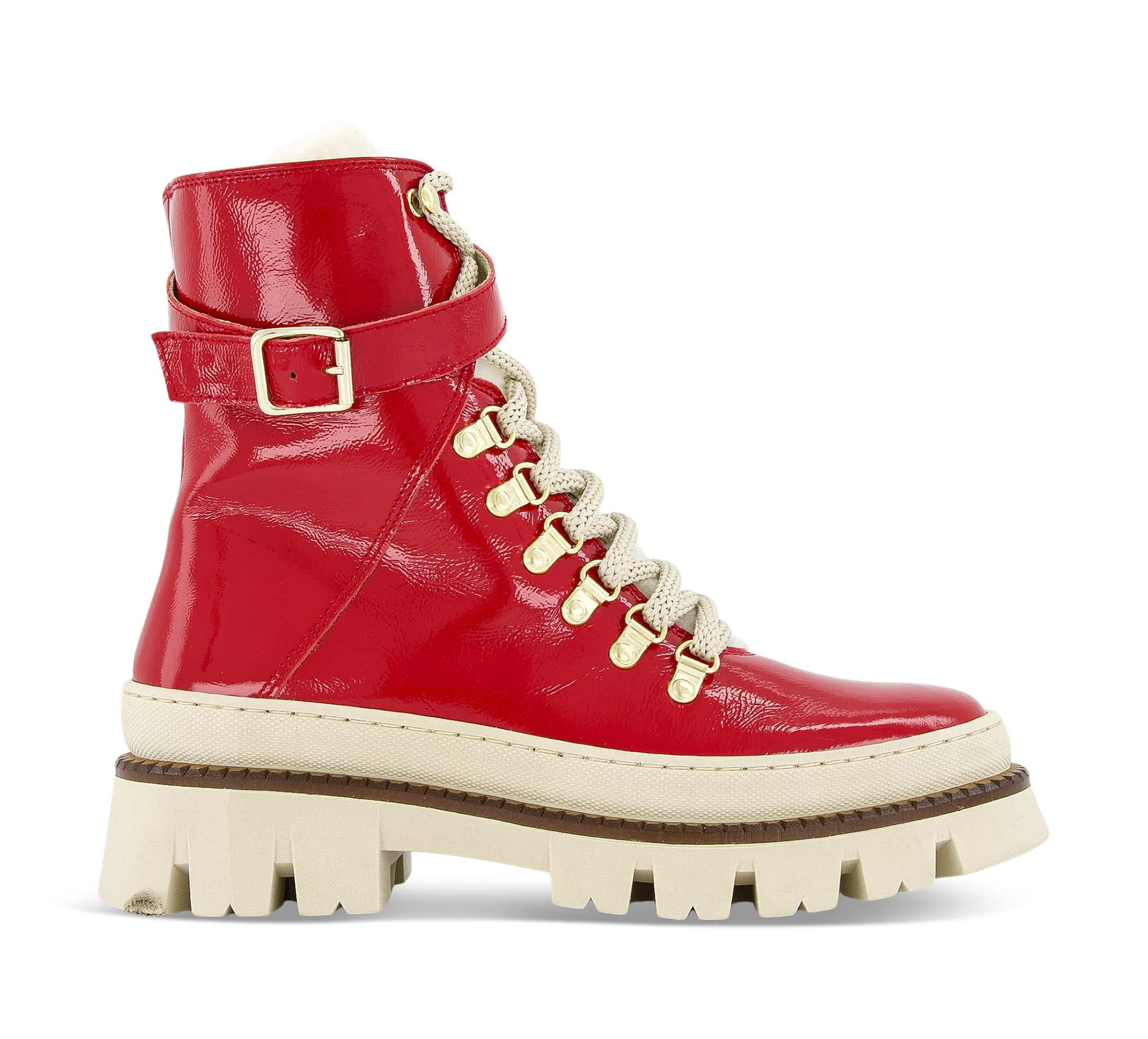 1874 by Walder Schnürstiefel rot