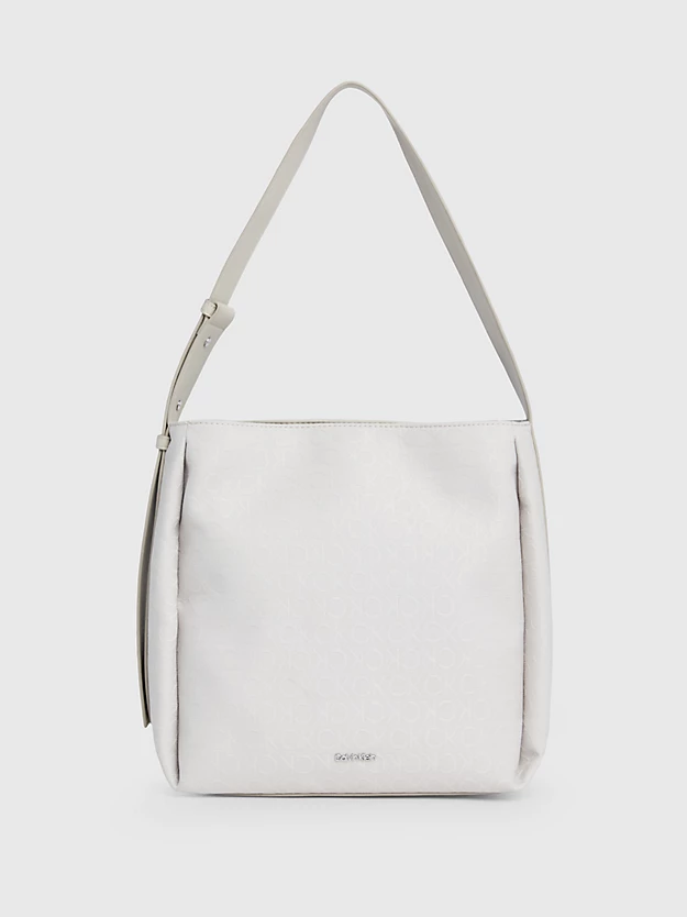 Bolsa saco em jacquard com logotipo