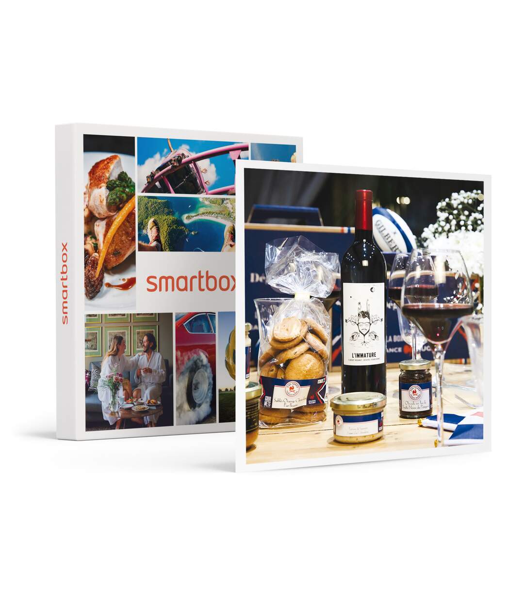 Coffret gourmand Le Ruck : assortiment de 6 délicieux produits livrés à domicile - SMARTBOX - Coffret Cadeau Gastronomie