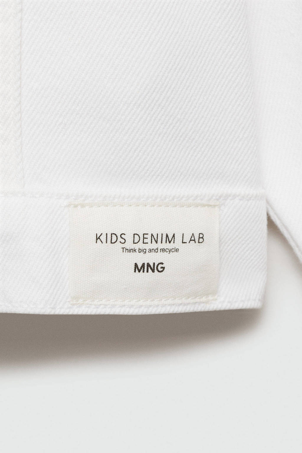 Mango Kids spijkerjas wit