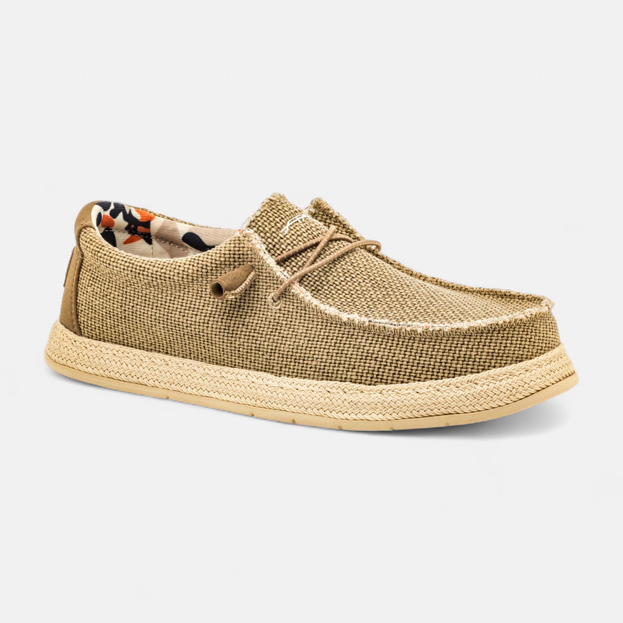 Baskets en toile Homme beige