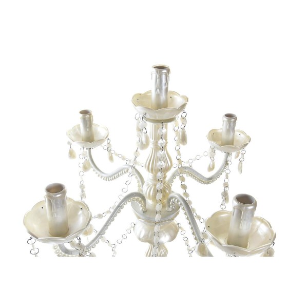 Lampe de bureau 25w crème 220 v shabby chic (51 x 51 x 73 cm)
