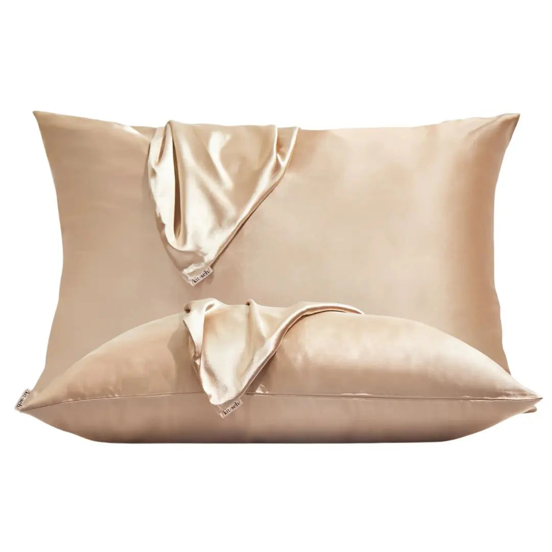 Holiday Standard Pillowcase 2 Piece Set Champagne