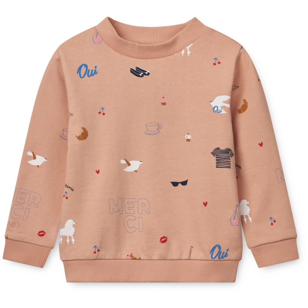 Køb LIEWOOD Paris / Pale Tuscany Thora Printed Sweatshirt